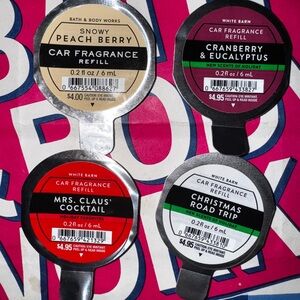 White Barn Car Fragrance Refill Collection - Festive Scents